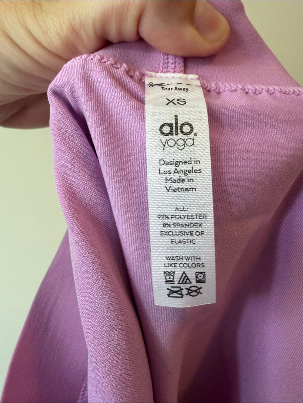 Alo Yoga Varsity Pleated Tennis Skirt Size XS | Lilac Purple | VGUC - Picture 4 of 4